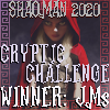 Shaoman 2020 Cryptic Challenge Winner Badge.png